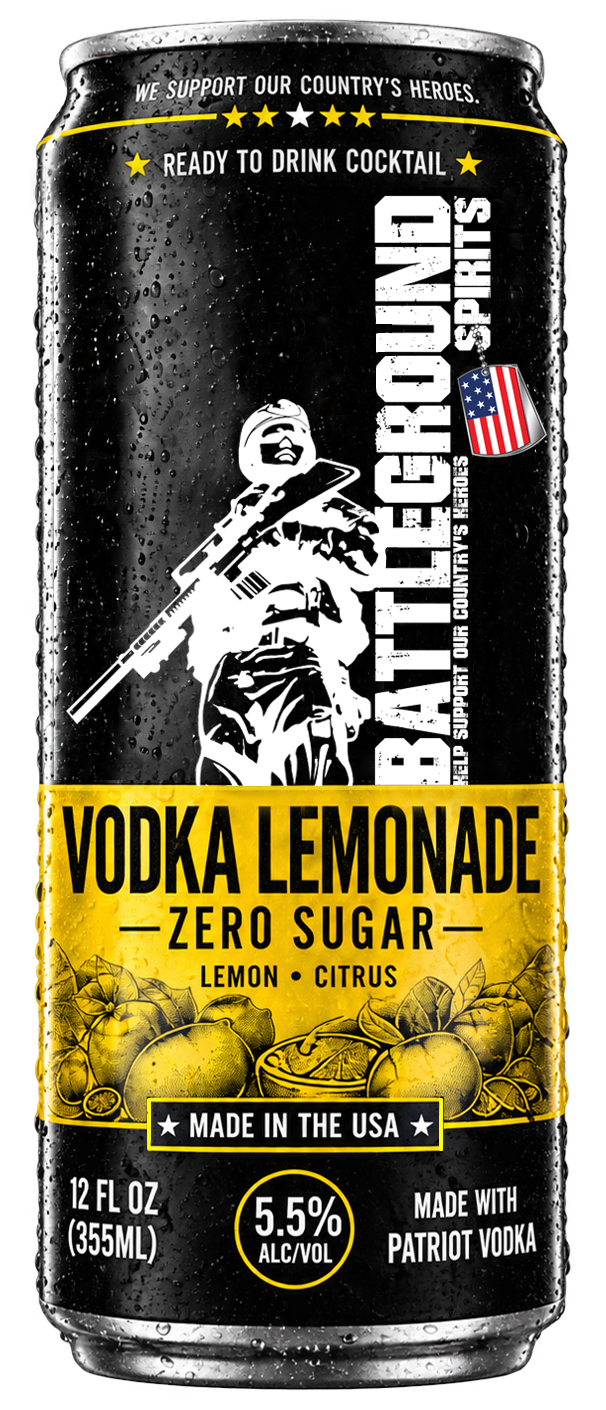 Battleground Spirits Vodka Lemonade Zero Sugar