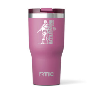 20oz. BGS Engraved RTIC Essential Tumbler (Orchid)