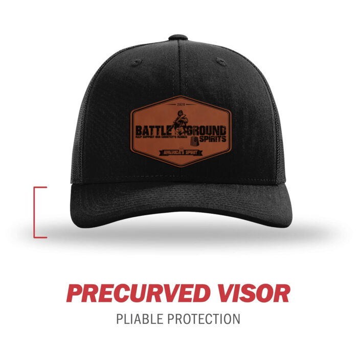 Solid Black, Richardson Unisex 112 Trucker Adjustable Snapback Baseball Cap, One Size Fits Most - Image 2