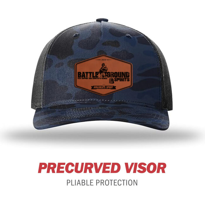 Duck Admiral Camo, Richardson Unisex 112 Trucker Adjustable Snapback Baseball Cap, One Size Fits Most - Image 2