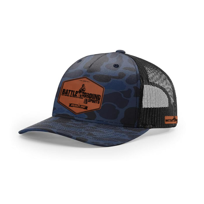 Duck Admiral Camo, Richardson Unisex 112 Trucker Adjustable Snapback Baseball Cap, One Size Fits Most